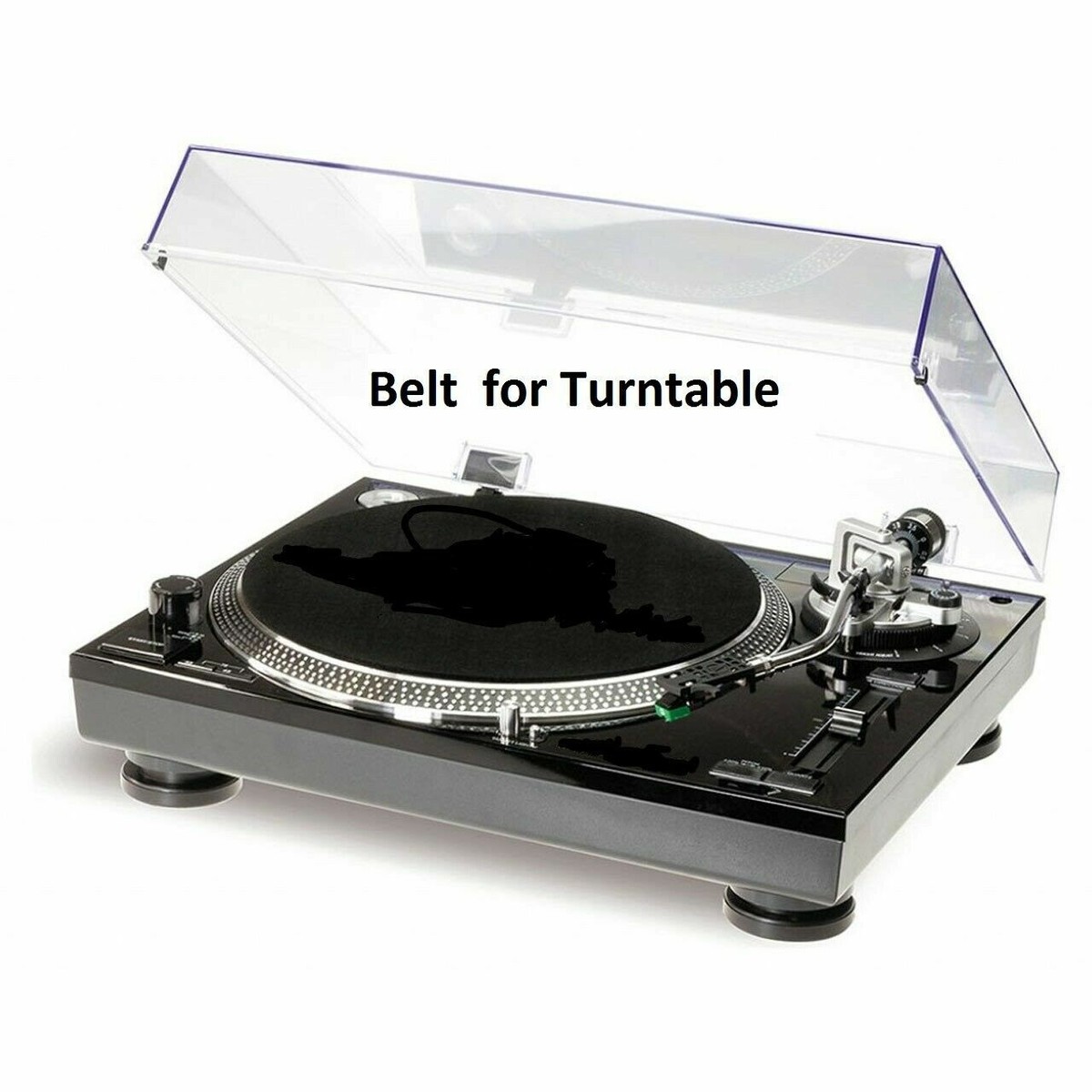Courroie Traction Plate Compatible AKAI AP-M70 - Courroie Platine Tourne-Disque Précision Européenne