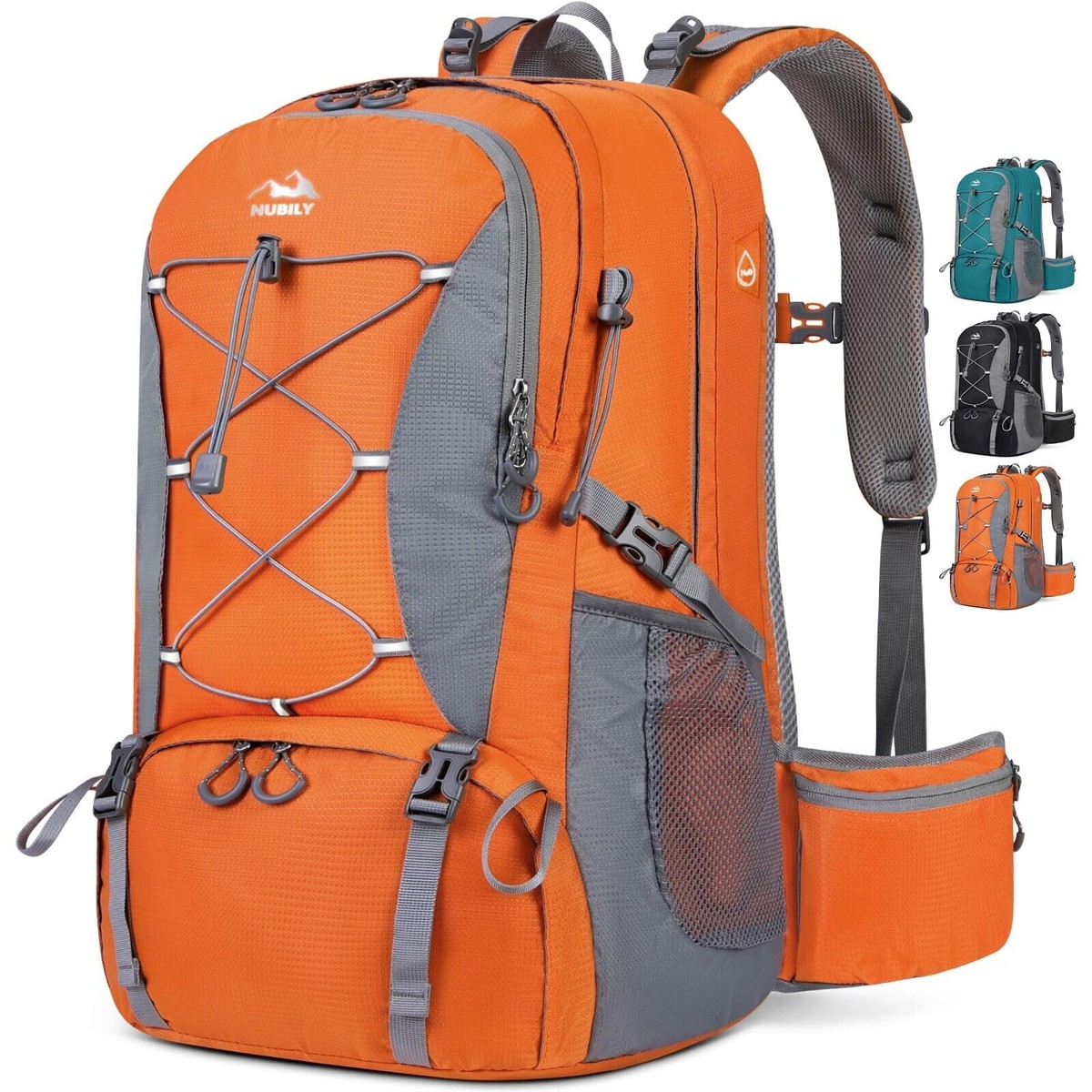 NUBILY 50L Hiking Backpack Waterproof Camping Backpack for Men Women  Lightwei... | eBay