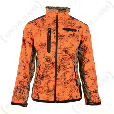 Verney Carron Snake Softshell Jagd Wasserdicht Atmungsaktiv Jacke Mantel - Blaze