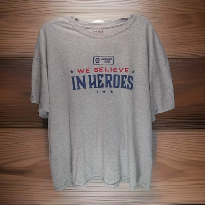3XL NAPA SHIRT - WE BELIEVE IN HEROES - PROUDLY SERVING INTREPID FALLEN  HEROES