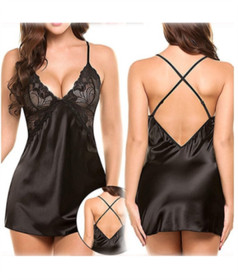 Womens Sexy Lingerie Sleepwear Nightwear Underwear Teddy Babydoll Lace Dress Set