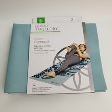 GAIAM Foldable Yoga Mat Super Compact 68" L x 24" W x 2MM NWT