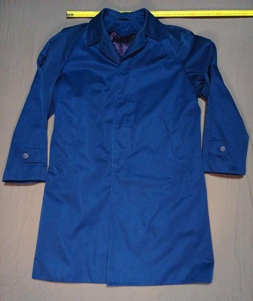 Herren Trenchcoat Marine Baumwolle 38 / M / 46