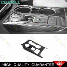 Panel de cambio de marchas consola central de fibra de carbono ABS para Ford Escape Kuga 2020-2025