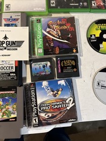 Huge Untested Video Game Lot 35 Game Genie &Manual NES Battle Arena Toshiden PS1