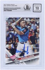 Aaron Judge New York Yankees Signed 2017 Topps Update Series #US1 BAS 10 Card