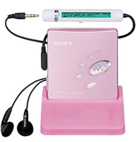 Sony Md Walkman Mz-E520 P Pink Portable Minidisc Player Vintage Audio ...