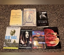 Paperback Lot of 6 Books: Interpretation of Dreams, Body Electric, Fifty Shades