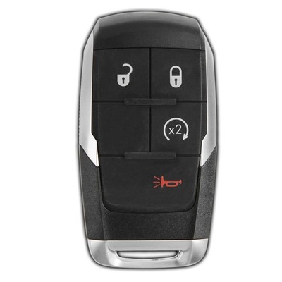 Remote Keyless Entry Fob Replacement Uncut Key Blade For Ram 4b RS (GQ4-76T)
