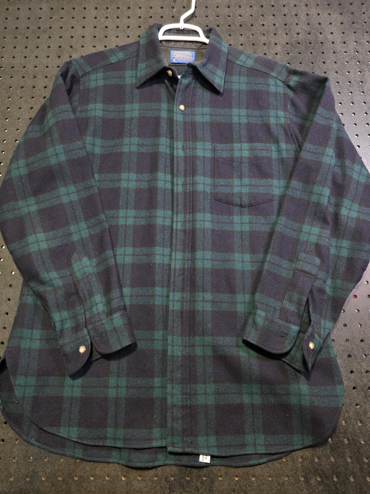 Pendleton 100% Wool Button Down Plaid Flannel Shi… - image 1