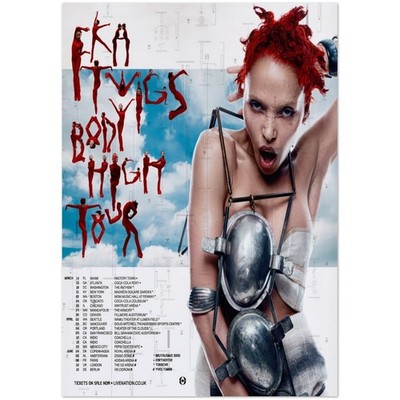 Poster for FKA Twigs Eusexua Tour Across USA and Europe 2026