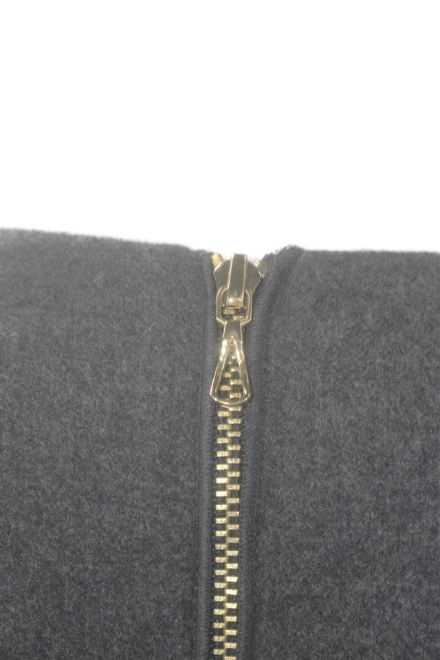 Magaschoni Womens Sleeveless Round Neck Lined Pencil Dress Gray Size 0 - Image 4 of 4