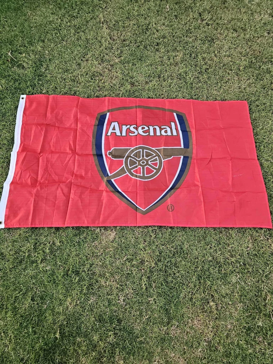Drapeau Grand Format Arsenal FC Officiel (5ft X 3ft) - Pour Supporter