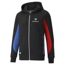 PUMA Bmw M Motorsport Full Zip Hoodie Mens Blue Casual Outerwear 53118704