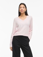 V-Neck Langarmshirt Viril, GrößE M, Schwarz, Strick, Modell-Nr: Noos