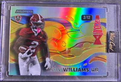 2024 Wild Card Alumination Groovin Ryan Williams 2/12 RC Alabama FAST SHIP