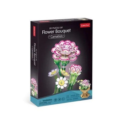 CUBICFUN - 3D Puzzle Blumentopf Nelke 134 Teile | Spiel | 663300 | 2026