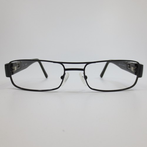 Guess GU1681 BLK Rectangular Black Eyeglasses Frames 56-18-140 G Logo Hinges
