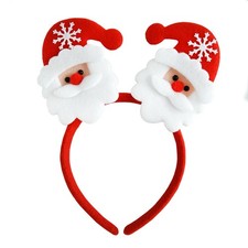 Santa Claus Headband  Christmas Headwear Christmas Headband Stocking Stuffer