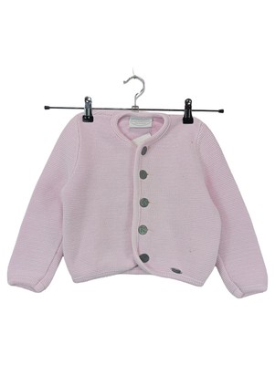 Giesswein Strickjacke Mädchen Rosa Gr. 116 Baumwolle Klassisch
