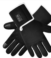 heated touch screen gloves - 7.4 battery winter motorcycle warm touch screen