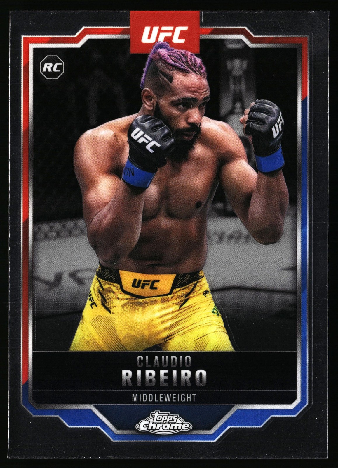 2025 Topps Chrome UFC Claudio Ribeiro #16 RC Usa RC