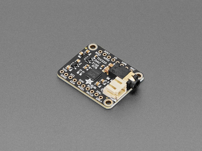 Adafruit TLV320DAC3100 I2S DAC With Headphone And Speaker Output, 6309
