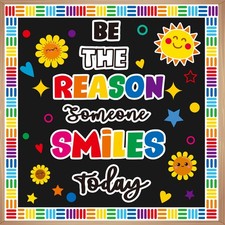 Classroom Bulletin Board Decoration Set Welcome Banner Wall Door Decor Colorf...
