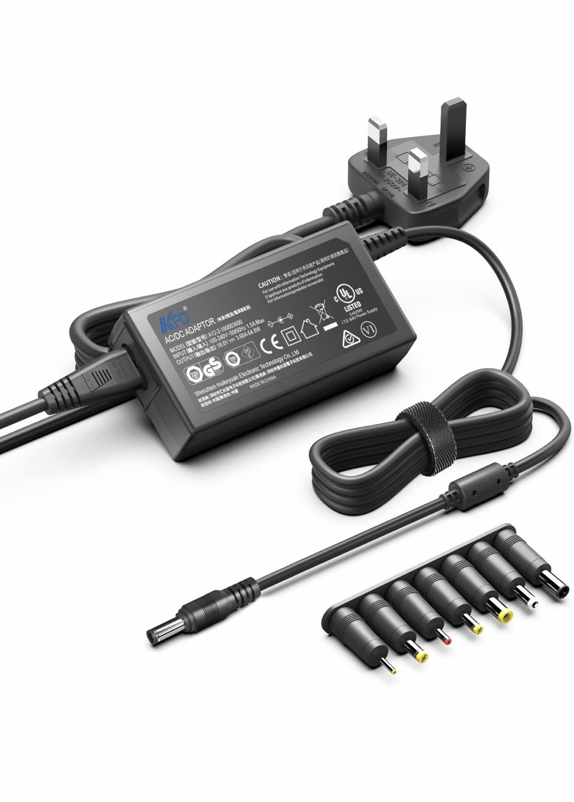 KFD 18V 3.5A Power Supply AC Adapter Charger 5.5x2.5mm +7 Tips Soundbar PSU New