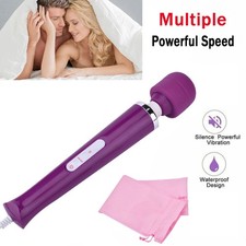 Purple Rechargeable Massager: 20 Speeds 10 Modes for Ultimate Relaxation
