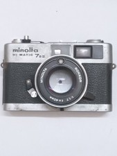 Minolta Hi Matic 7 S II Rangefinder Camera Non Working AS IS Condition