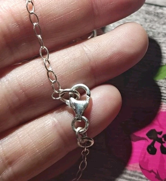 Collar Doble Nudo Amor Nudo Plata Esterlina 925 M Italia Foto 4 de 4