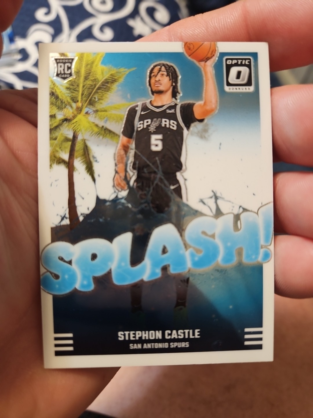 2024-25 Panini Optic - Splash Stephon Castle #14 Base Rookie