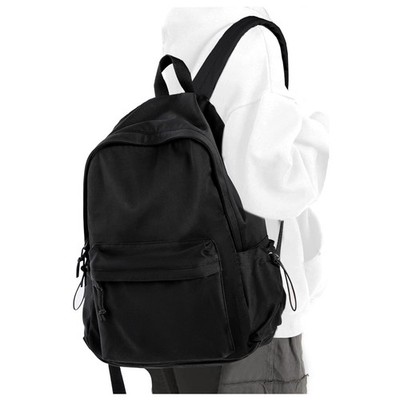 Black School Backpack Girls Women Waterproof Book Bag Teens Boys Lightweight
