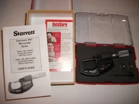 Starrett Electronic Micrometer 795MEXFL-25, IP67 ~ New in Case w/Instructions