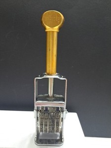 VINTAGE LYN DIRECT DIAL "BRANDER" PRICE MARKER #60034 - NO INK INCLUDED - USA