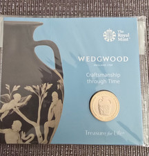 Royal Mint 2019 Wedgwood £2 Two Pound Coin BUNC - Creased See Description.