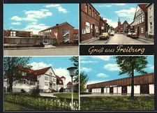 AK Freiburg /Elbe, Realschule, Ortsmitte, Krankenhaus, Schießhalle 