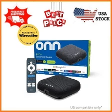onn 4K Pro Streaming Device Google TV 32GB 3GB RAM Dolby Vision Atmos Ethernet