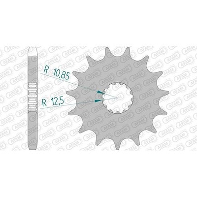 Stahl Ritzel für Suzuki SV 1000 2006 JS1BX4311 530er 17 Zähne