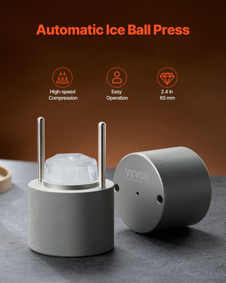 Ice Diamond Press, 2.4'' Ice Ball Maker, Scot on Party & Holiday