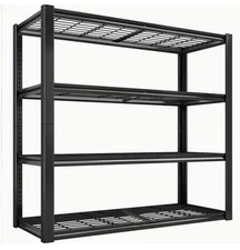 60” 2240 lbs Heavy Duty Garage Storage Shelving Unit w/4 Tier Adjustable Shelves