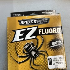 SPIDER WIRE EZ- FLUORO FLUOROCARBON 100 Fishing Line 10 LB TEST  .012 200yd