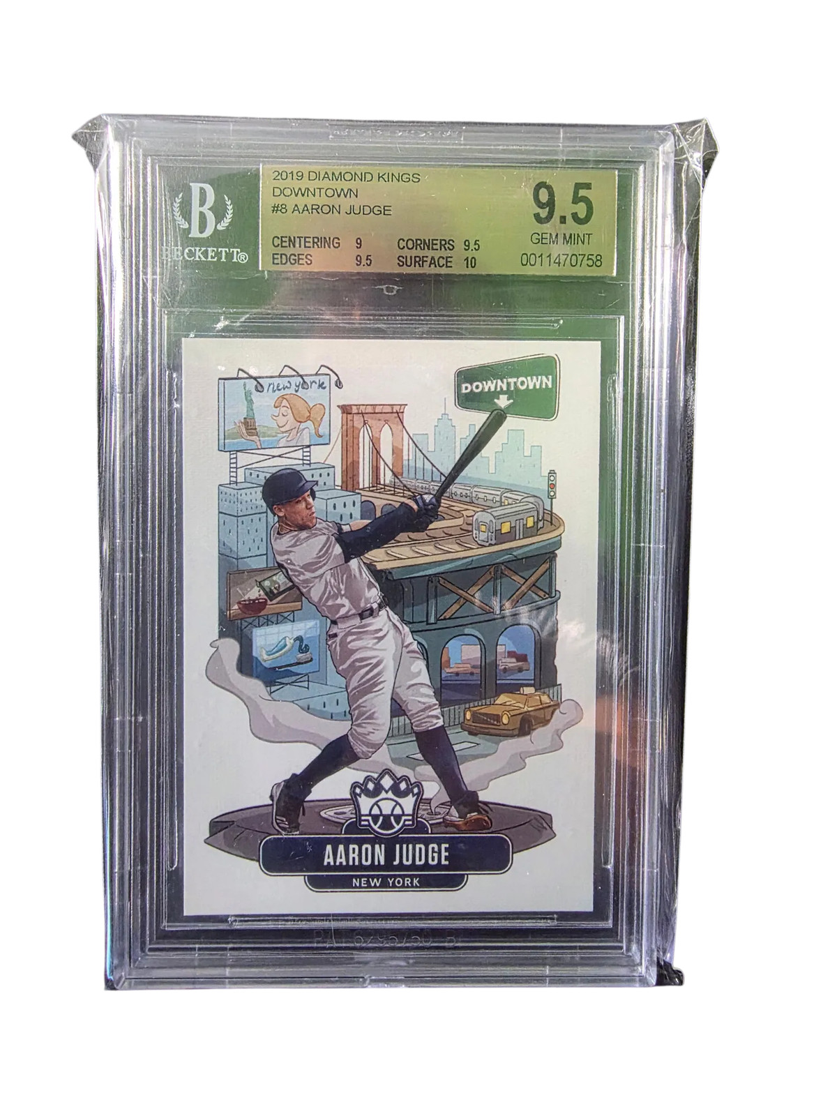 2019 Diamond Kings Downtown Aaron Judge #8 BGS 9.5