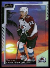 2020-21 O-Pee-Chee Platinum #63 Gabriel Landeskog Sunset