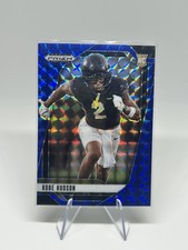 2025 Panini Prizm Draft Picks #136 Kobe Hudson Prizms Blue Finite #/89