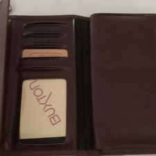 Buxton Brown Women's Wallet with Credit Card Slots and Checkbook Cover