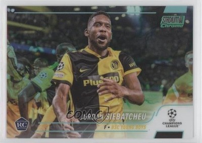 2021 Stadium Club Chrome UEFA Champions League Jordan Siebatcheu Rookie RC 0xm9