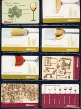 GIAN - Thematische Serie "DIE WEINE" 13 Neue Karten Komplett