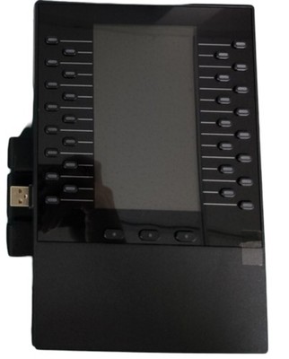 Polycom VVX EM50 Expansion Module for VVX 450 with Single Keypad, Digital, Black